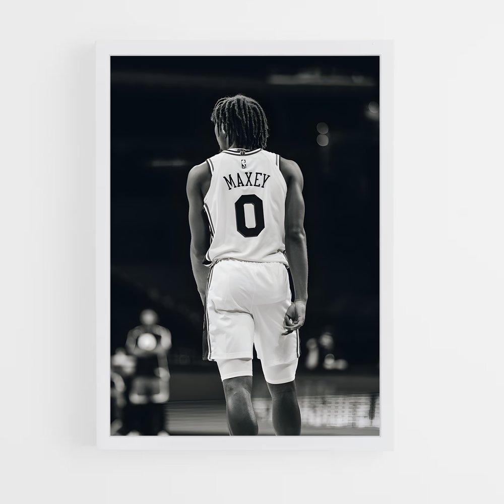 Poster Tyrese de maxey – affiche Basketball (vue 3)